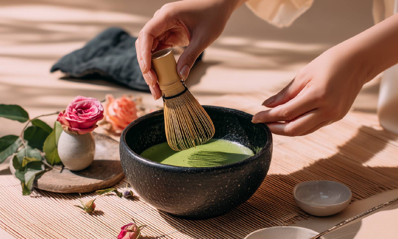 She Blooms in Matcha: Matcha Making Experience & Flower Arrangement Workshop - K Mall