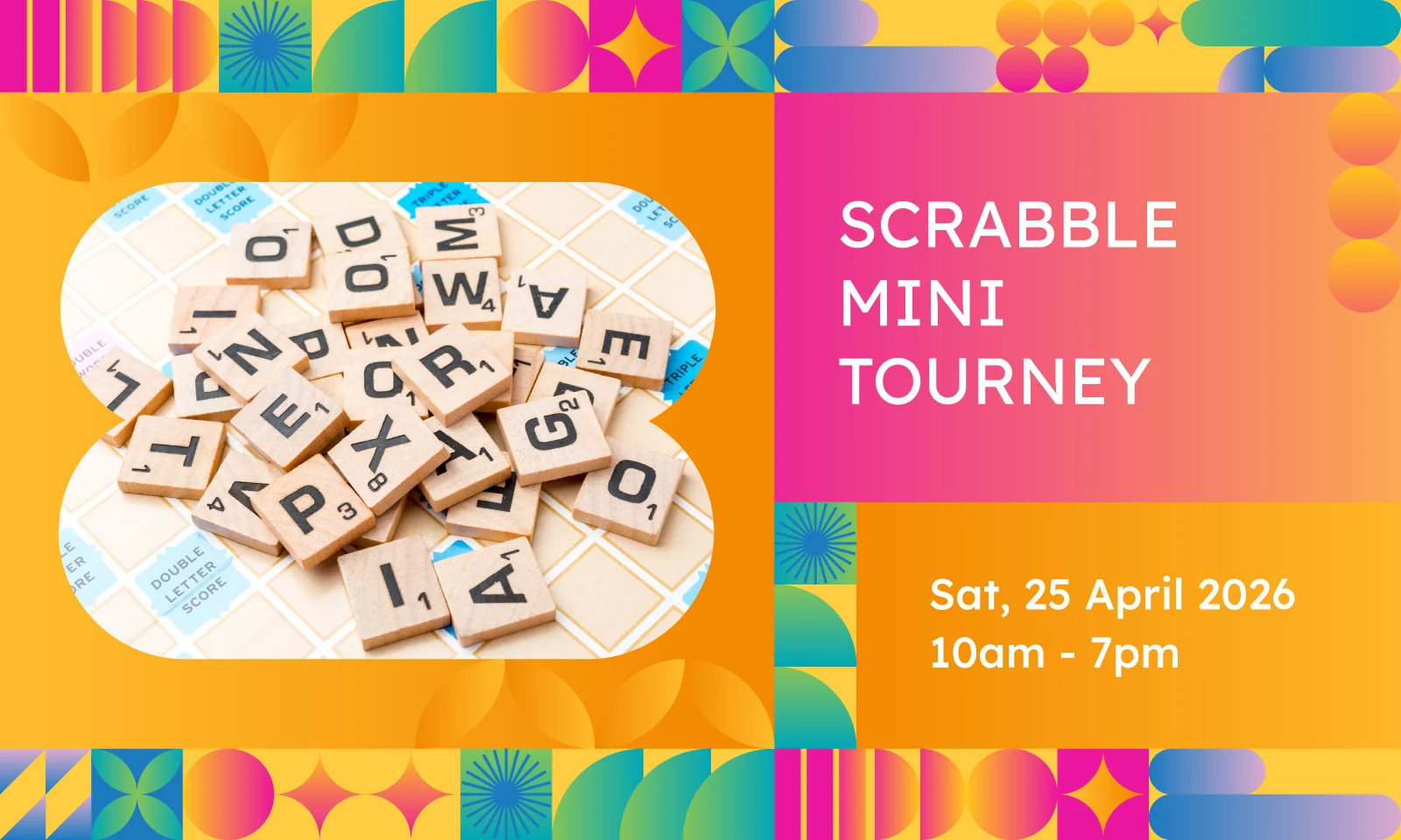 Scrabble Mini Tourney - K Mall