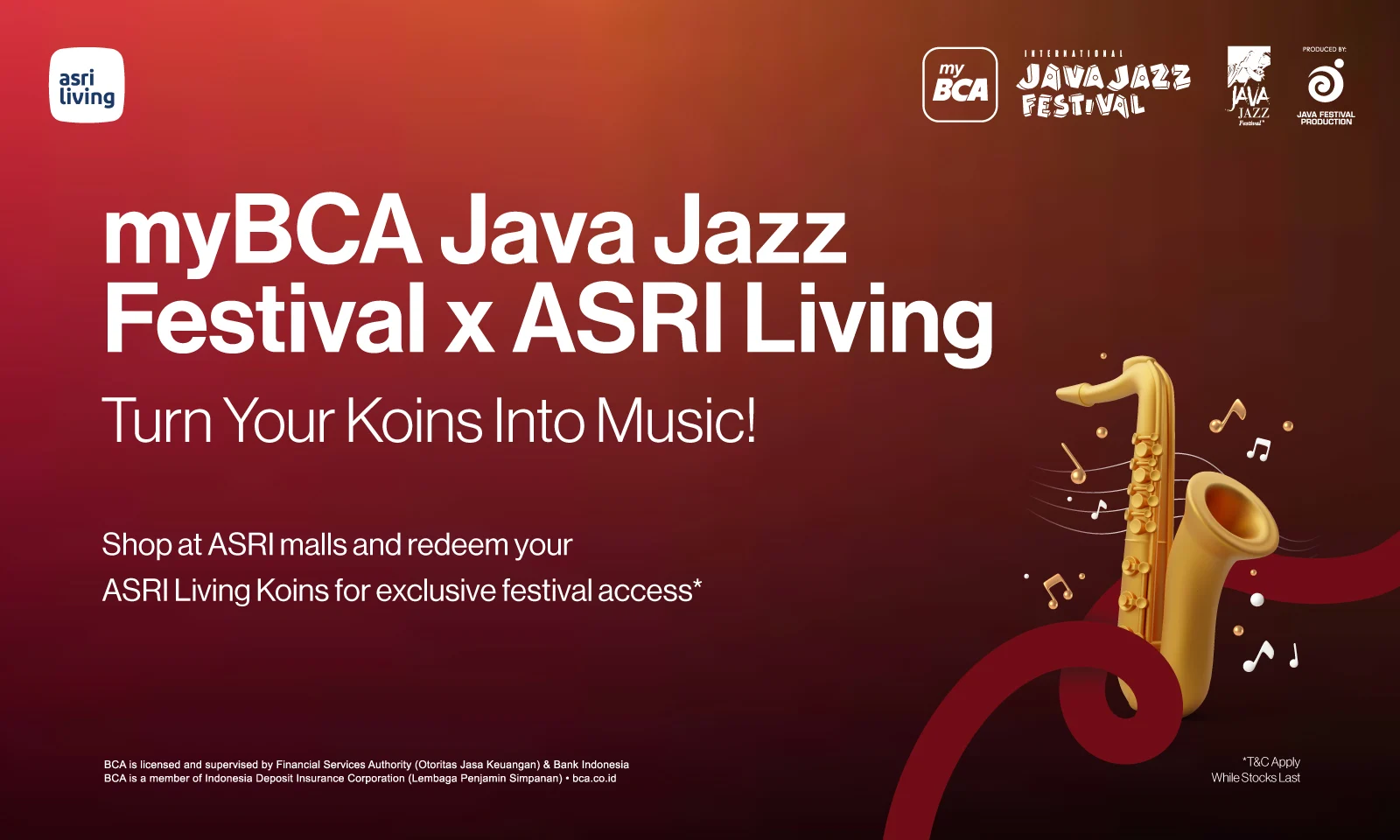 MyBCA Java Jazz Festival x ASRI Living - K Mall